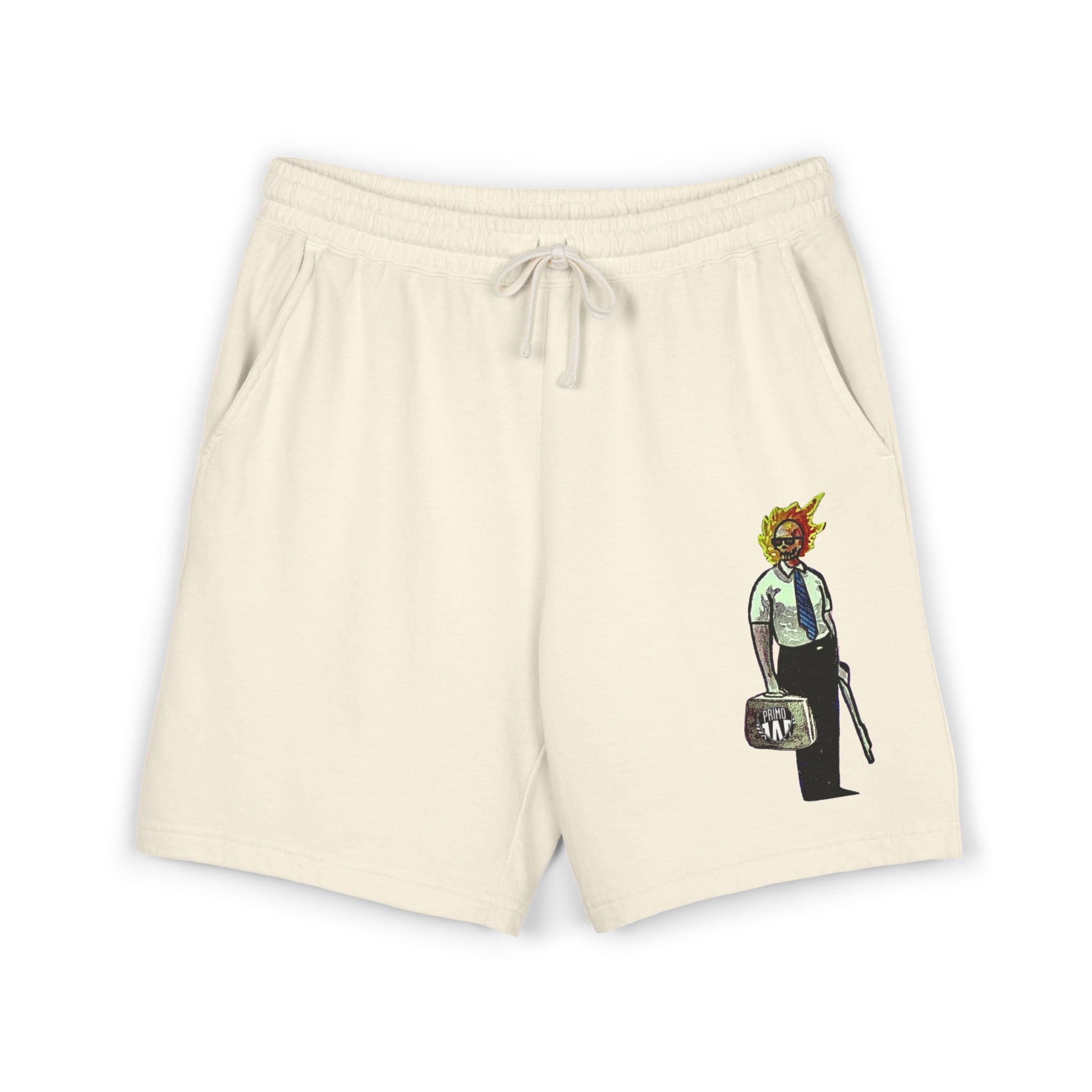 Standin On Bidness —  Graphic Fleece Lounge Shorts