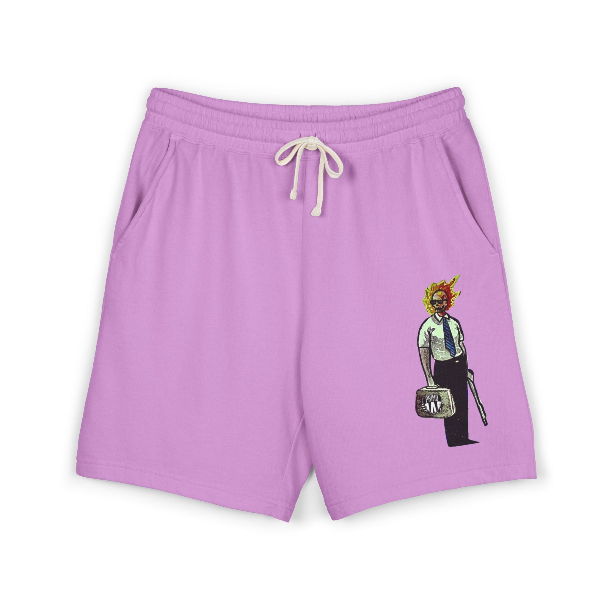 Standin On Bidness —  Graphic Fleece Lounge Shorts